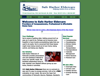 safeharboreldercare.com screenshot
