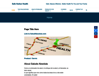safeharborhealth.com screenshot