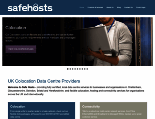 safehosts.co.uk screenshot