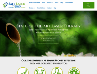 safelasertherapy.com screenshot