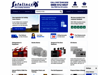 safelincs.co.uk screenshot