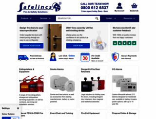 safelincs.co.uk screenshot