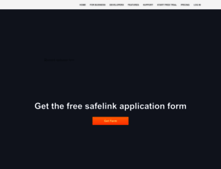 safelink-application.pdffiller.com screenshot