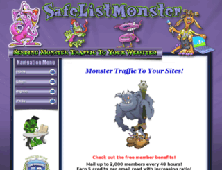 safelistmonster.com screenshot