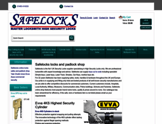safelocks.co.uk screenshot