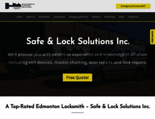safelocksolutions.ca screenshot