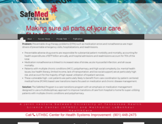 safemed.uthsc.edu screenshot