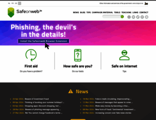 safeonweb.be screenshot