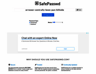 safepasswd.com screenshot