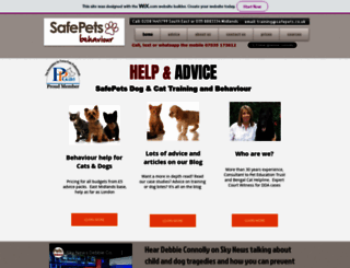 safepets.co.uk screenshot