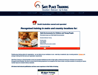 safeplacetraining.com screenshot