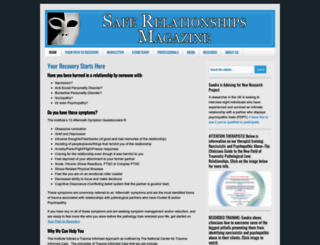saferelationshipsmagazine.com screenshot