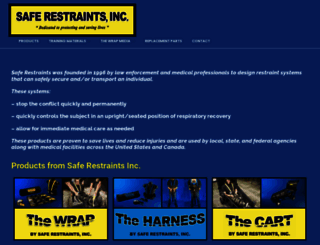 saferestraints.com screenshot