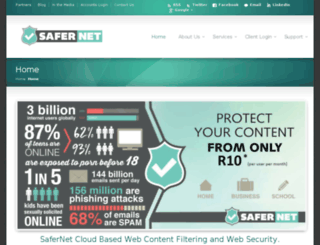 safernet.co.za screenshot