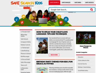 safesearchkids.com screenshot