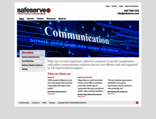 safeserve.com screenshot