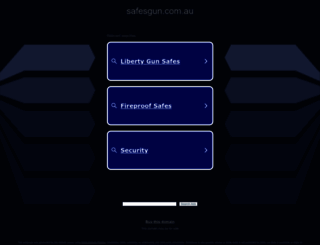 safesgun.com.au screenshot
