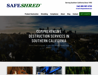 safeshred.com screenshot