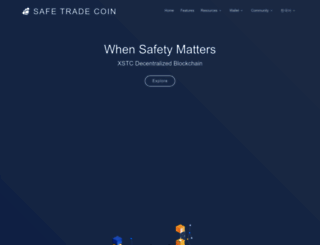 safetradecoin.net screenshot