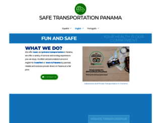 safetransportationpanama.com screenshot
