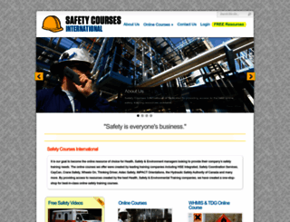 safety-courses.ca screenshot