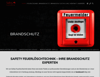 safety-feuerloeschtechnik.de screenshot