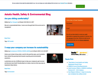 safetyblog.astutis.com screenshot