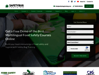 safetybugtraining.com screenshot