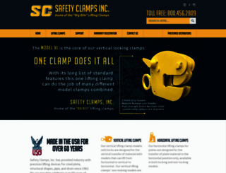 safetyclamps.com screenshot