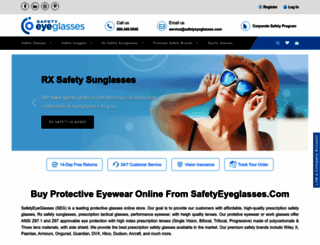 safetyeyeglasses.com screenshot
