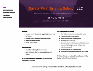 safetyfirstdrivingschool.biz screenshot