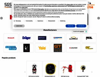 safetygearstore.co.uk screenshot