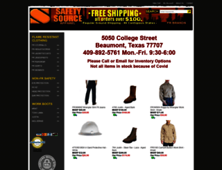 safetysourceapparel.com screenshot