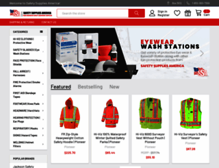 safetysuppliesamerica.com screenshot