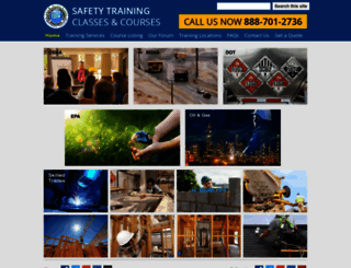 safetytrainingclassescourses.com screenshot