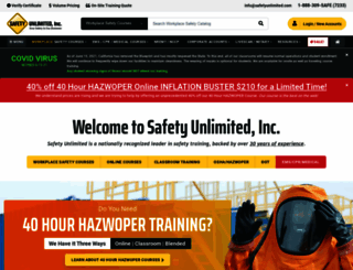 safetyunlimited.com screenshot