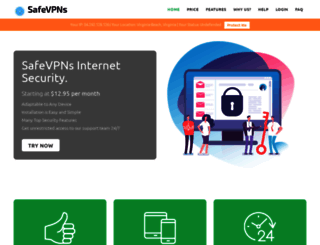 safevpns.com screenshot
