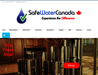 safewateralberta.com screenshot
