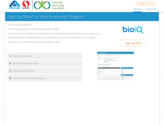 safewayhealthymeasures.bioiq.com screenshot