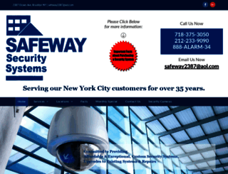 safewaysecuritysystems.com screenshot
