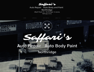 saffarisautomotive.com screenshot