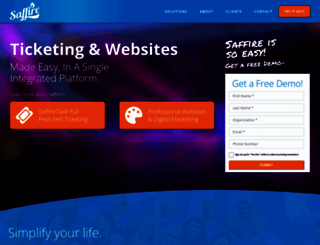 saffire.com screenshot