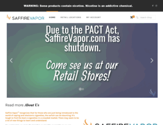 saffireecigs.com screenshot