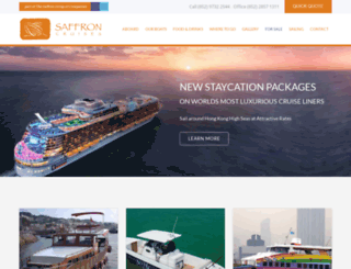 saffron-cruises.com screenshot