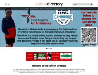 saffron-directory.co.uk screenshot