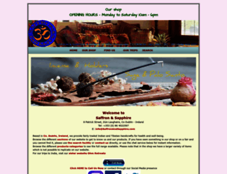 saffronandsapphire.com screenshot