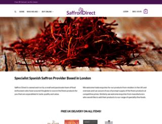 saffrondirect.com screenshot