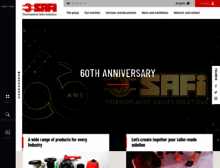 safi-valves.com screenshot