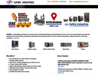 safireindustries.com screenshot