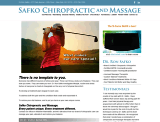 safkochiropracticandmassage.com screenshot